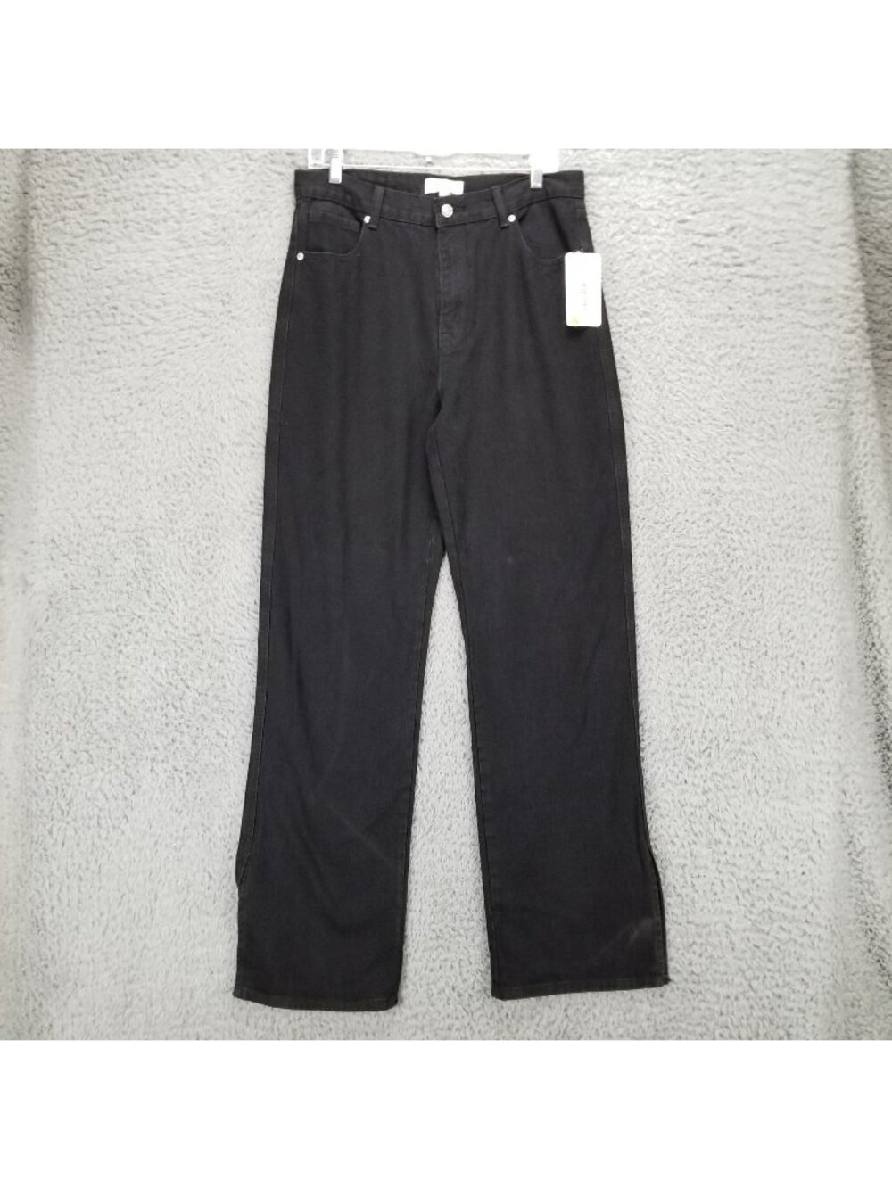Grey Lab Jeans Womens 28 Tall Black Stretch High Rise Straight Leg *NWT*